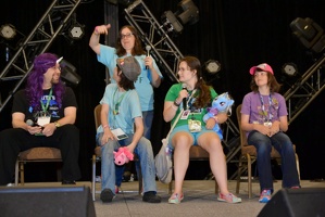 everfree northwest-sunday-whos line is it anypony-brawny buck-07062014-003
