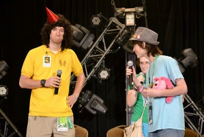 everfree northwest-sunday-whos line is it anypony-brawny buck-07062014-032